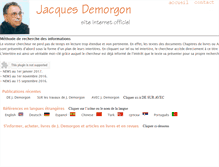 Tablet Screenshot of jacques-demorgon.com
